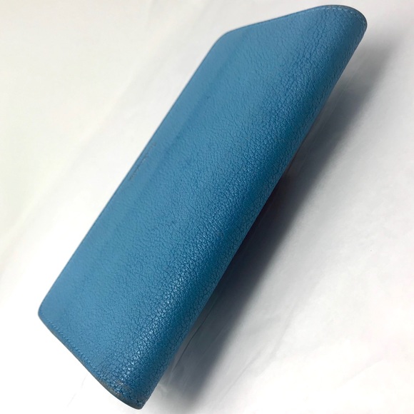 BALENCIAGA Blue Essential Continental Wallet - Picture 5 of 12